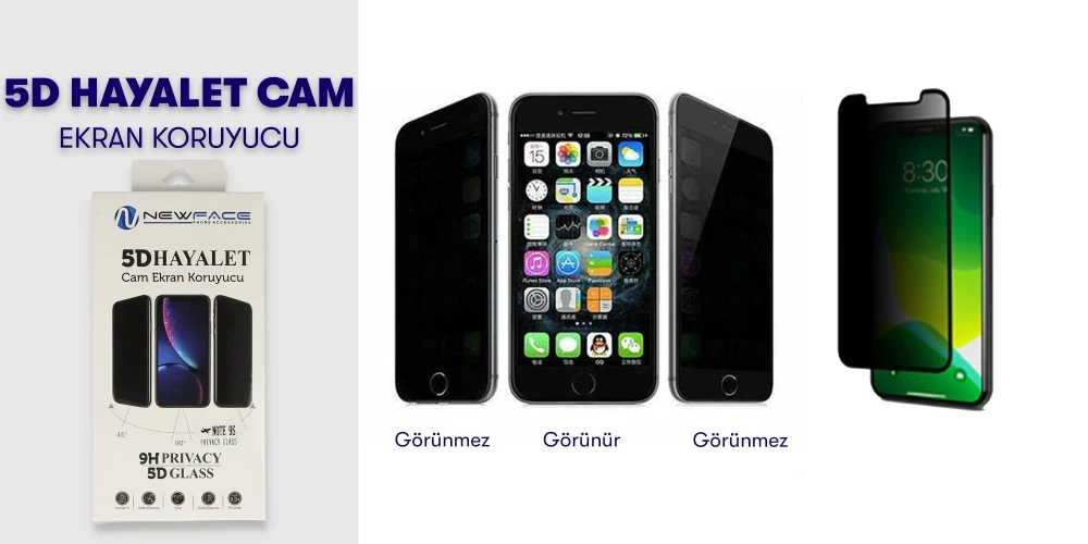 5D Hayalet Cam Ekran Koruyucu