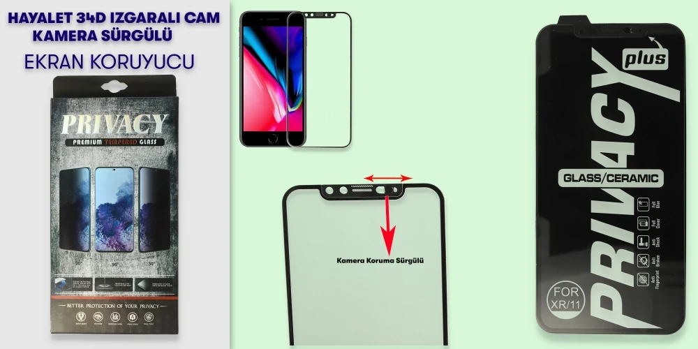 34D Hayalet Izgaralı Cam