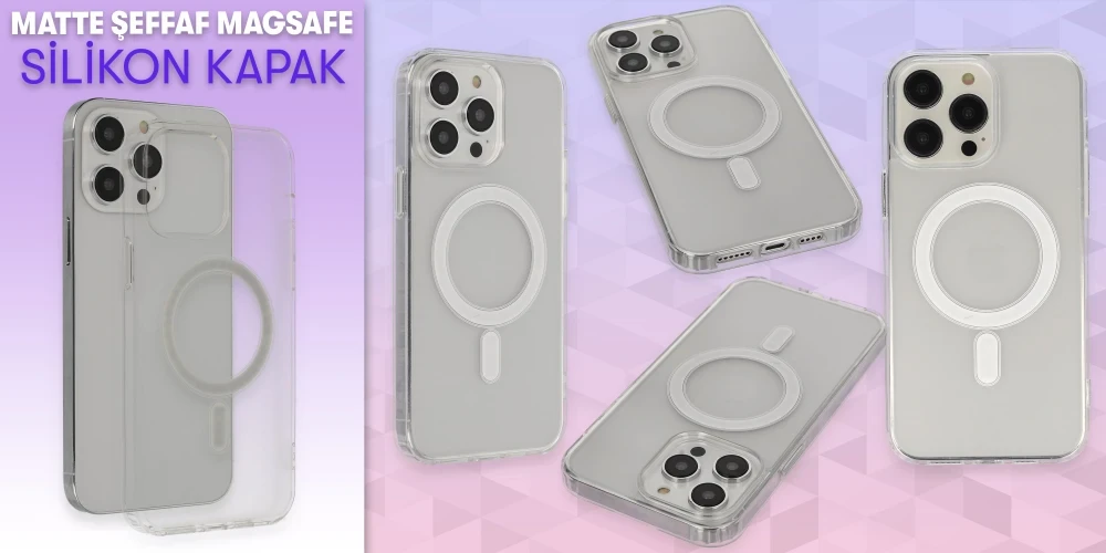 Matte Şeffaf Magneticsafe