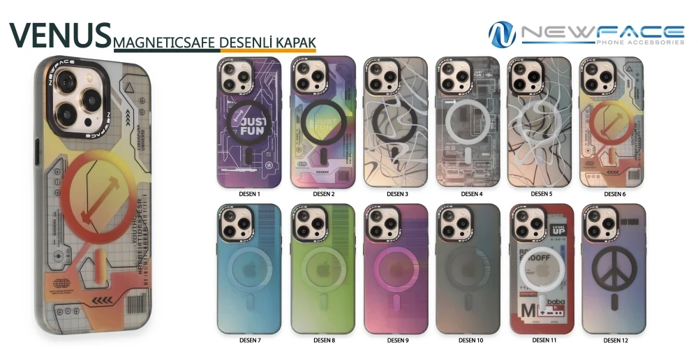 Venüs Magneticsafe Desenli Kapak