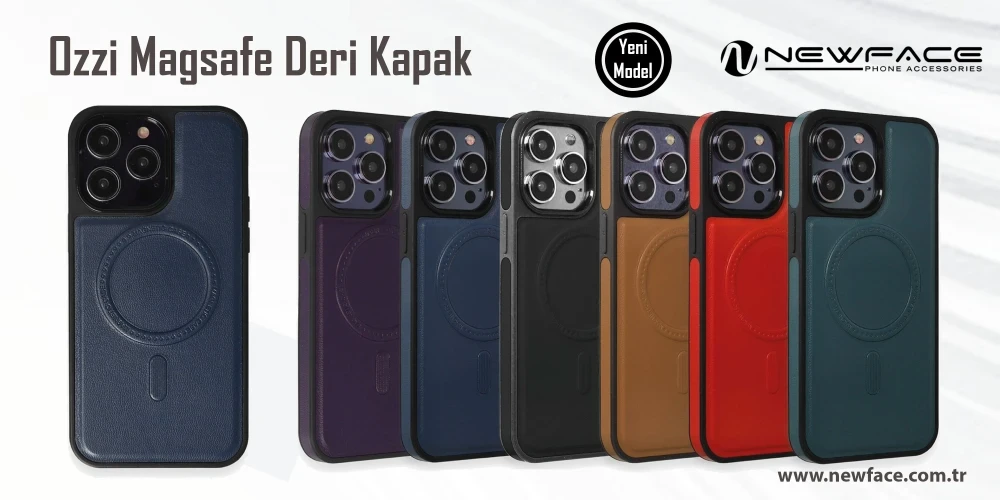 Ozzi Magsafe Deri Kapak
