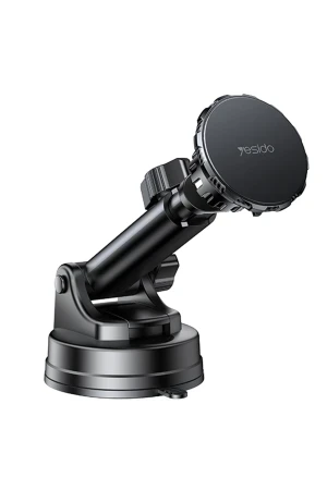 Yesido C160 360 Derece Ayarlanabilir Vantuzlu Manyetik Magsafe Araç Tutucu - Siyah