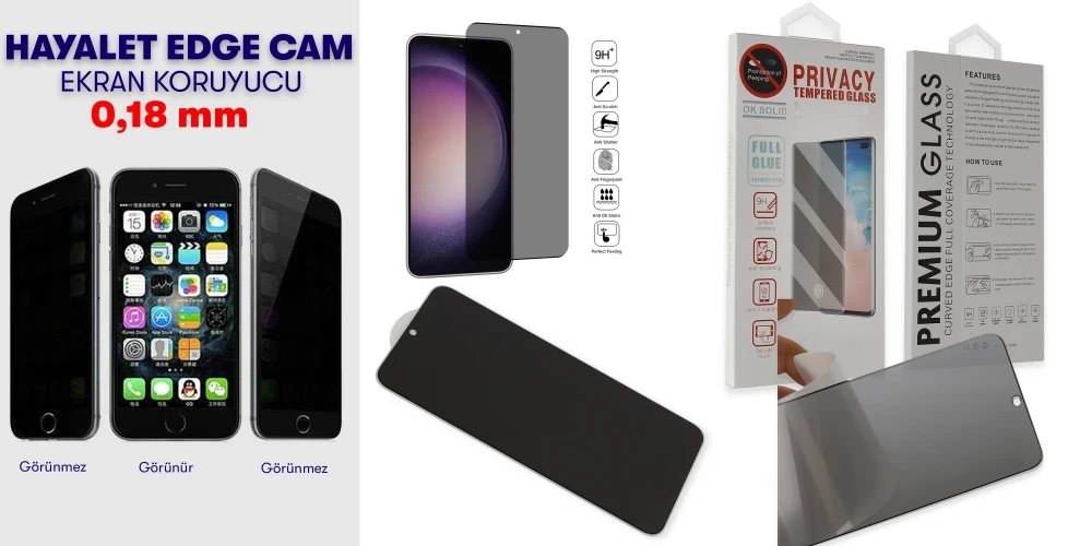 Hayalet Edge Cam Ekran Koruyucu