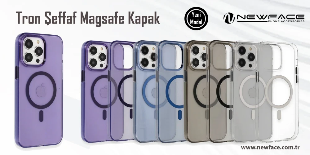 Tron Şeffaf Magsafe Kapak