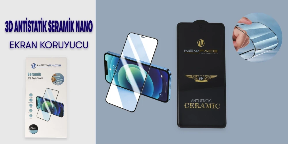 3D Antistatik Seramik Nano Ekran Koruyucu
