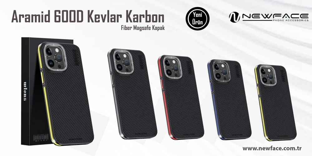 Aramid 600D Kevlar Karbon Fiber Magsafe Kapak
