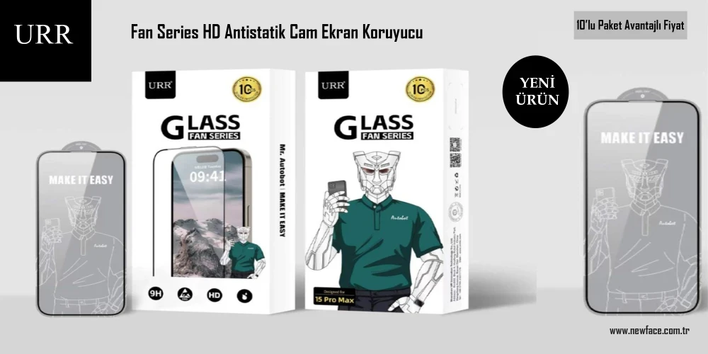 Fan Series HD Antistatik Cam Ekran Koruyucu
