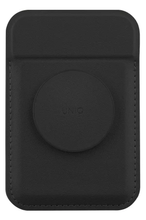 Uniq Flixa Popsocketli Manyetik Kartlık Stant - Siyah