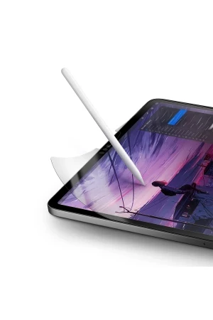 Uniq iPad Air 13 (2024) Optix Paper Sketch Tablet Nano Koruyucu - Siyah