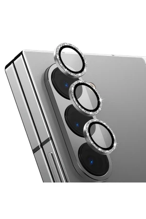 Uniq Samsung Galaxy Z Fold 6 Optix Simli Alüminyum Kamera Koruyucu - Beyaz