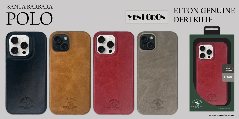 Elton Genuine Magsafe Deri Kapak