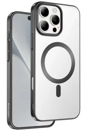 Keephone iPhone 16 Pro Max Skingrip Magsafe Kılıf - Siyah Titanyum