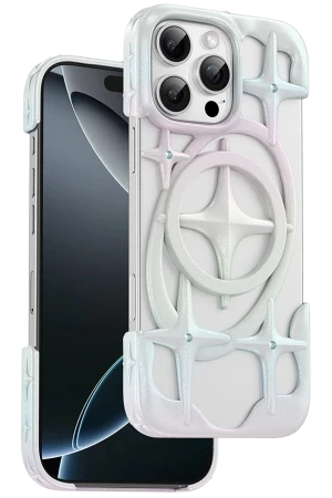 Keephone iPhone 16 Pro Max Stella Magsafe Kılıf - Beyaz