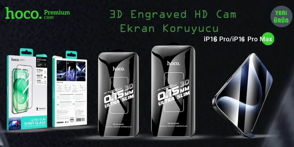 3D Engraved HD Cam Ekran Koruyucu