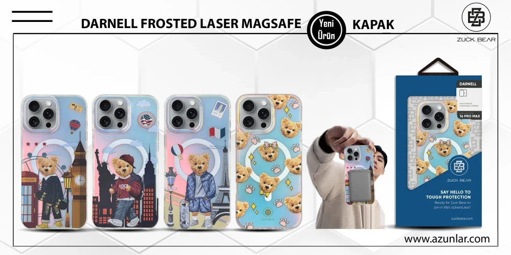 Darnell Frosted Laser Magsafe Kapak