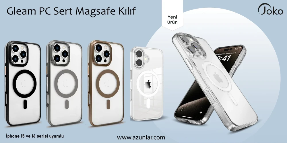 Gleam PC Sert Magsafe Kılıf