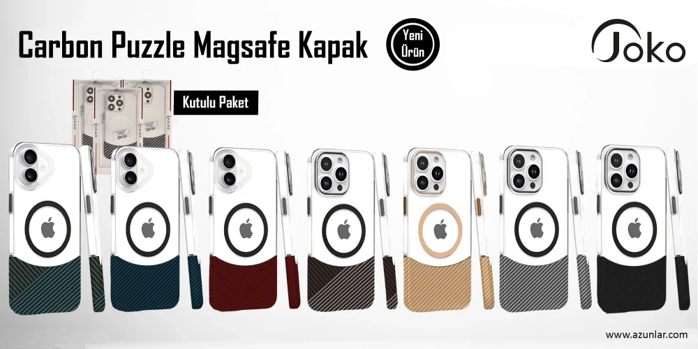 Carbon Puzzle Magsafe Kapak