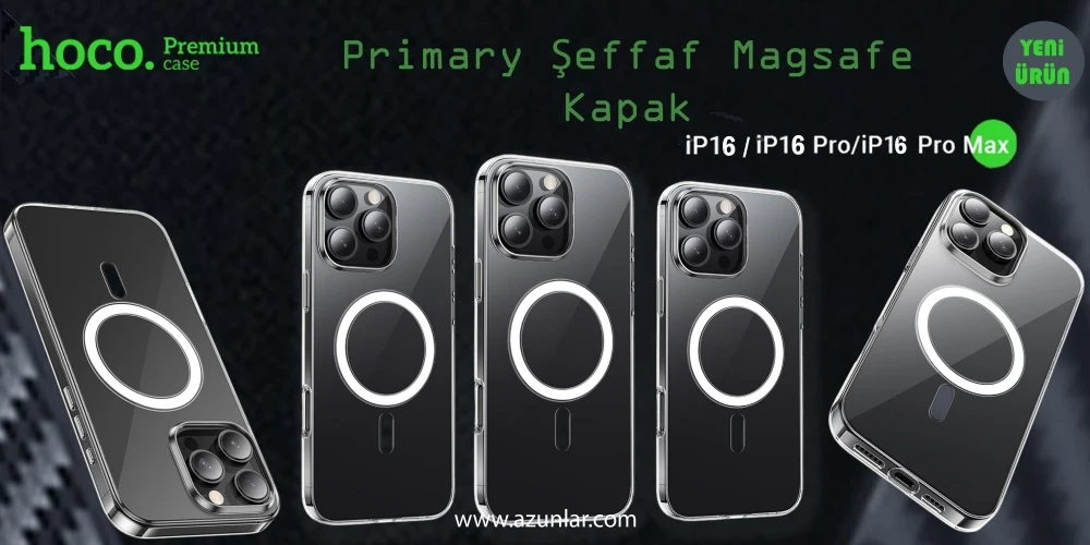 Primary Şeffaf Magsafe Kapak