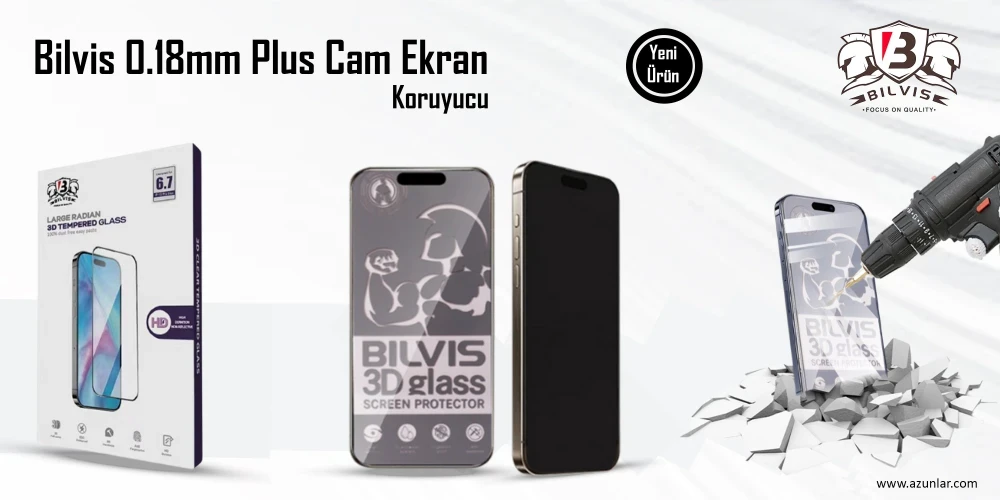 Bilvis 0.18mm Plus Cam Ekran Koruyucu