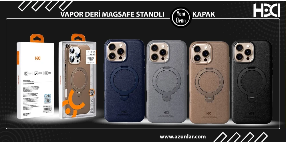 Vapor Deri Magsafe Standlı Kılıf