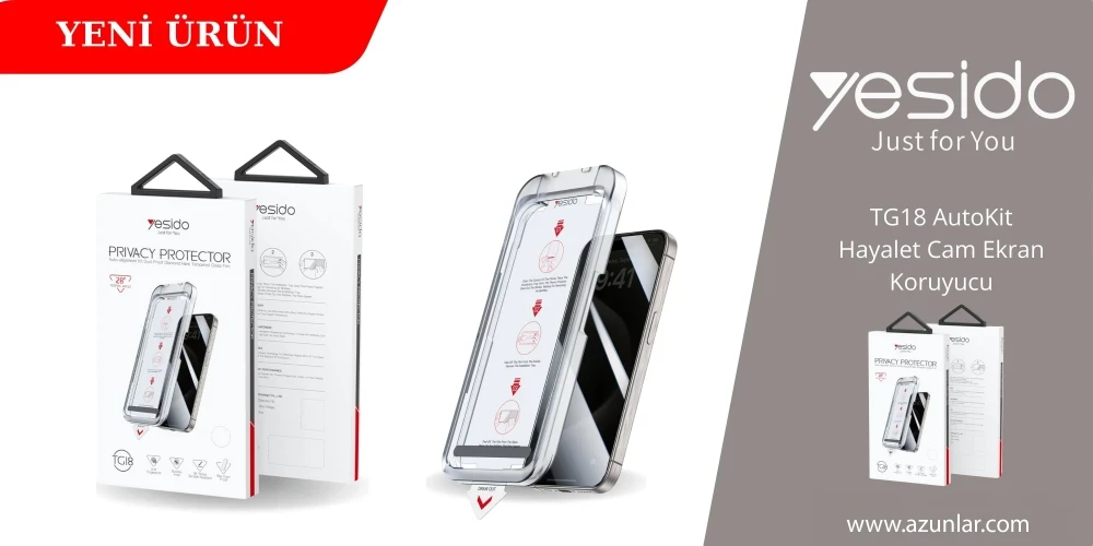 TG18 AutoKit Hayalet Cam Ekran Koruyucu