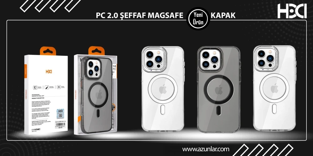 HBC-274 PC 2.0 Şeffaf Magsafe Kapak