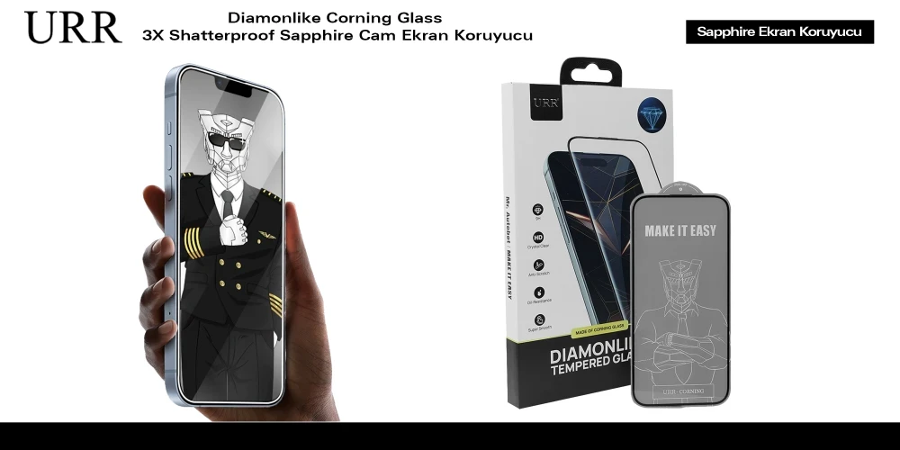 Diamonlike Corning Glass 3X Shatterproof Sapphire Cam Ekran Koruyucu