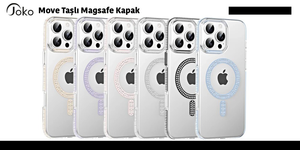 Move Taşlı Magsafe Kapak