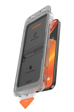 Torras Apple iPhone 16 Install Master AutoKit Privacy Cam Ekran Koruyucu - Siyah