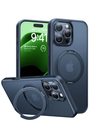 Torras Apple iPhone 16 Pro Max O Stand Pro Serisi Magsafe Kılıf - Siyah