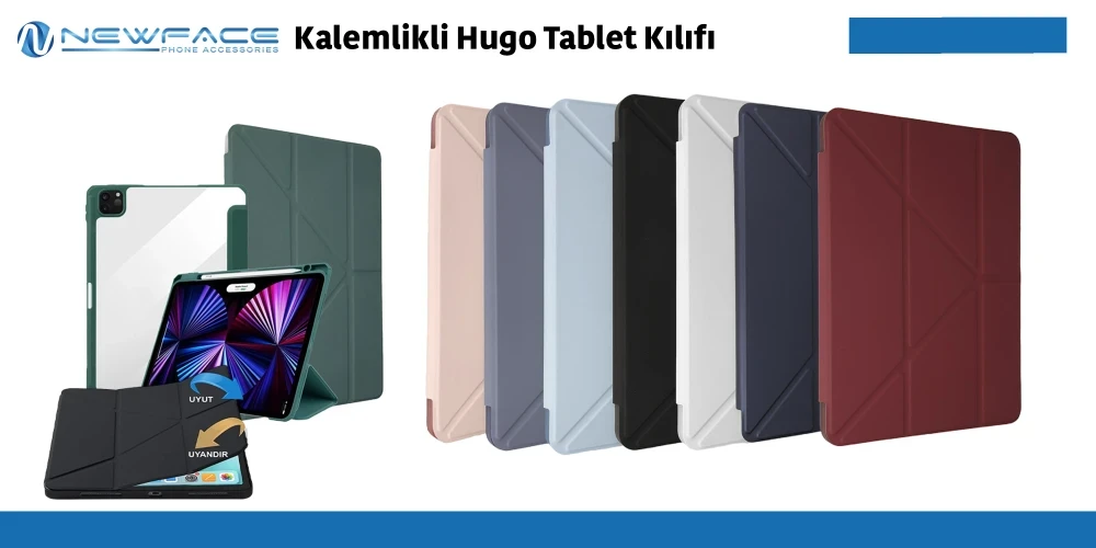 Kalemlikli Hugo Tablet Kılıfı
