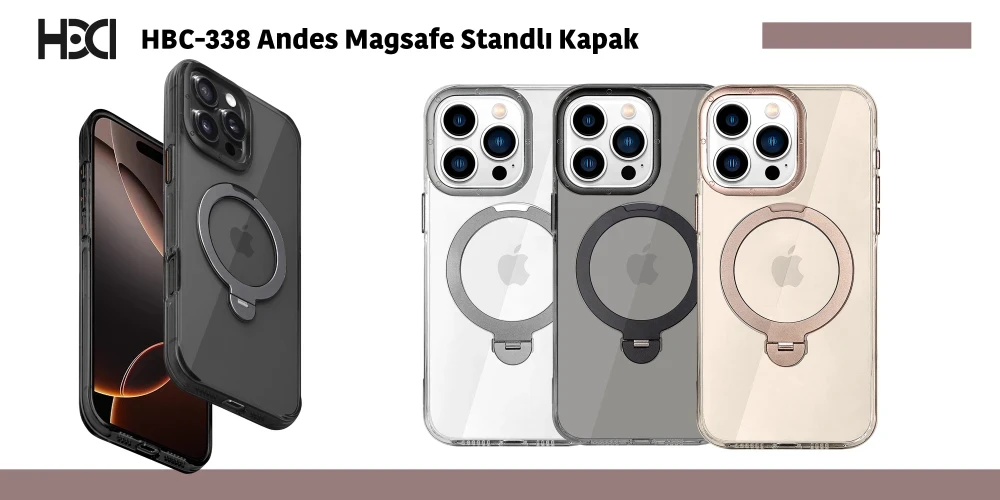 HBC-338 Andes Magsafe Standlı Kapak