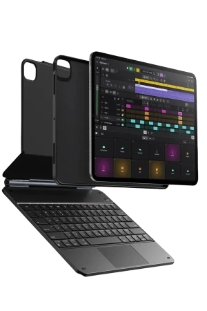 ESR Apple iPad Pro 11 (2024) Rebound Manyetik Klavyeli 360 Tablet Kılıfı - Siyah