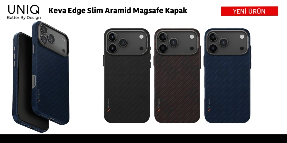 Keva Edge Slim Aramid Magsafe Kapak
