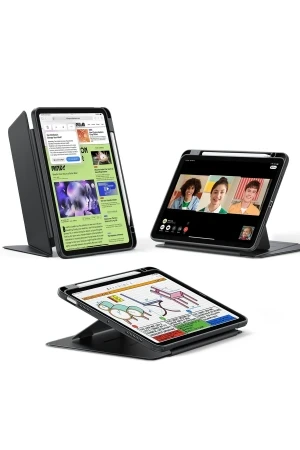 ESR Apple iPad 2025 10.9 (10.nesil) Flip Manyetik Tablet Kılıfı - Siyah