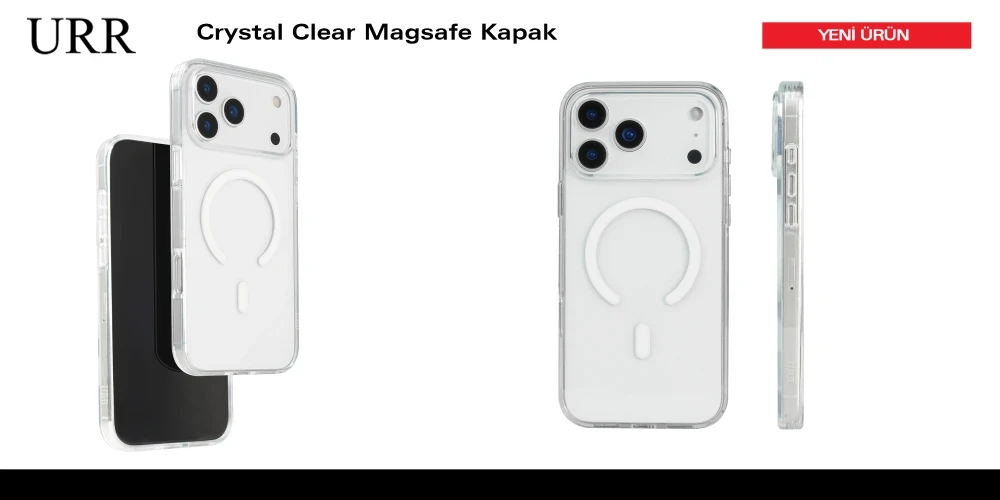 Crystal Clear Magsafe Kapak