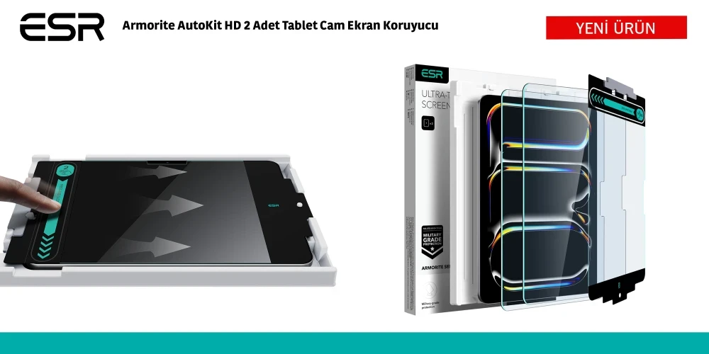 Armorite AutoKit HD 2 Adet Tablet Cam Ekran Koruyucu