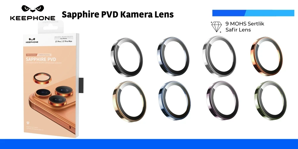 Sapphire PVD Kamera Lens