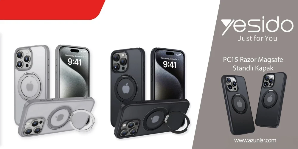 PC15 Razor Magsafe Standlı Kapak
