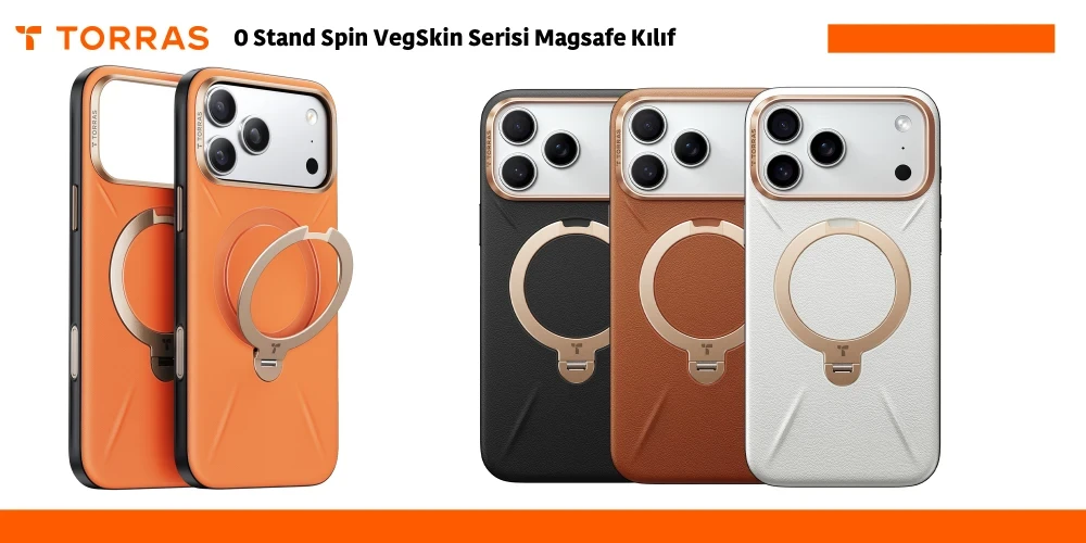 O Stand Spin VegSkin Serisi Magsafe Kılıf