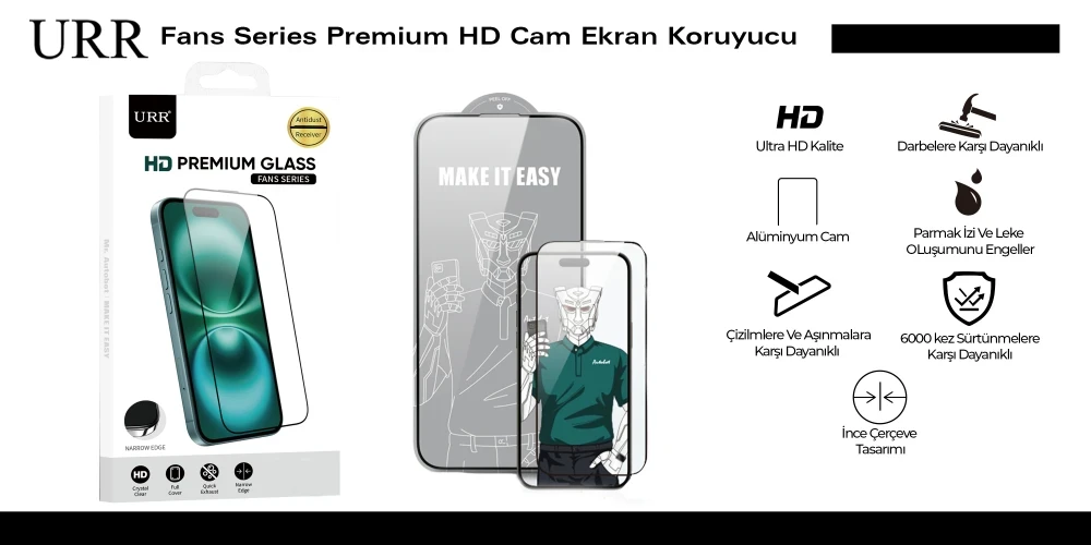 Fans Series Premium HD Cam Ekran Koruyucu