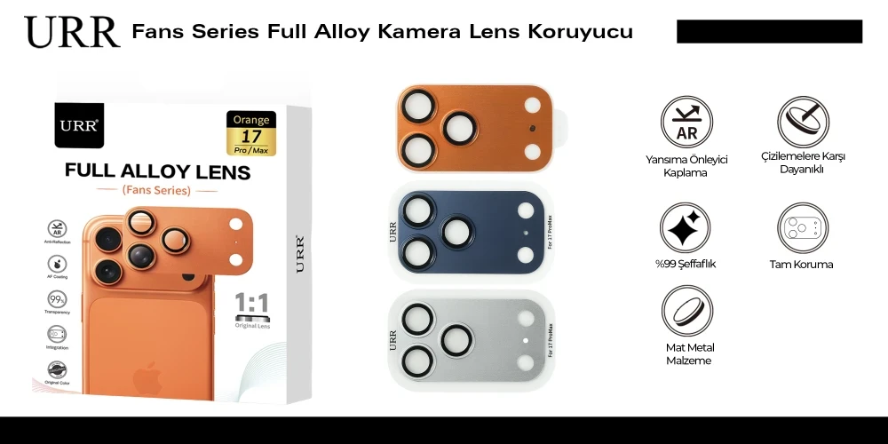 Fans Series Full Alloy Kamera Lens Koruyucu