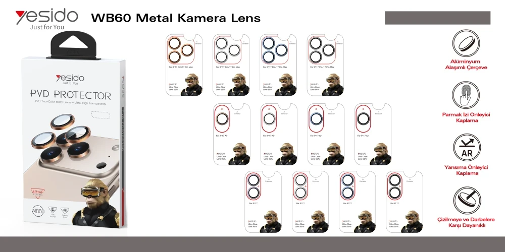 WB60 Metal Kamera Lens