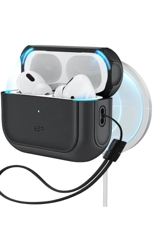 ESR Apple Airpods Pro 3 (3.Nesil) Orbit Hybrid Magsafe Şarj Destekli Kılıf - Siyah