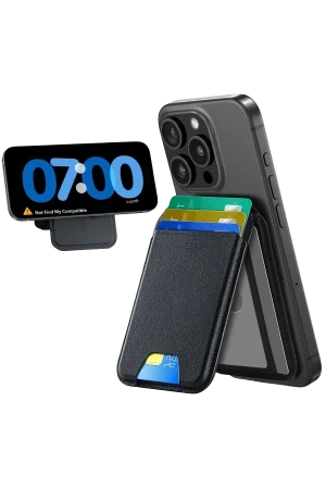 ESR Classic Stant Özellikli Magsafe Kartlık - Siyah
