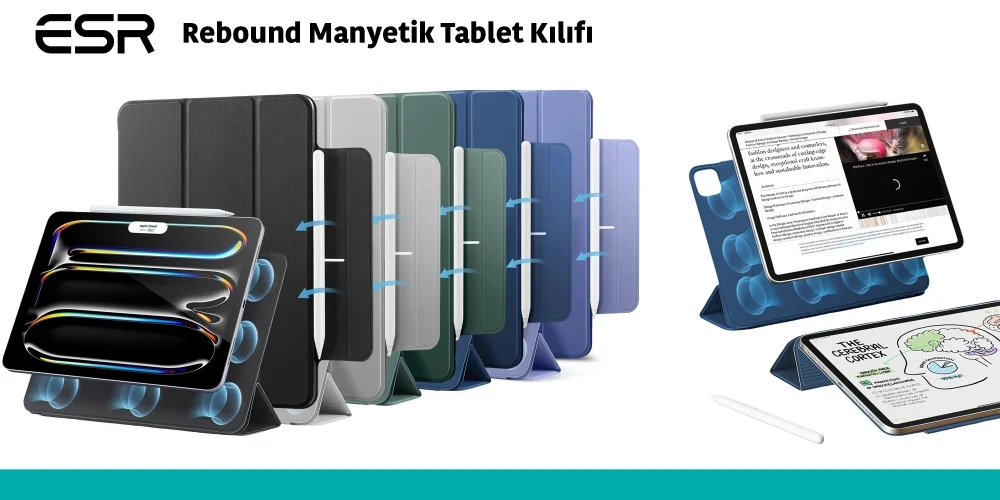 Rebound Manyetik Tablet Kılıfı